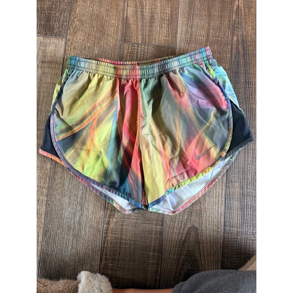 Nike Dri-FIT Tempo Running Shorts Sz. XS Water Colors